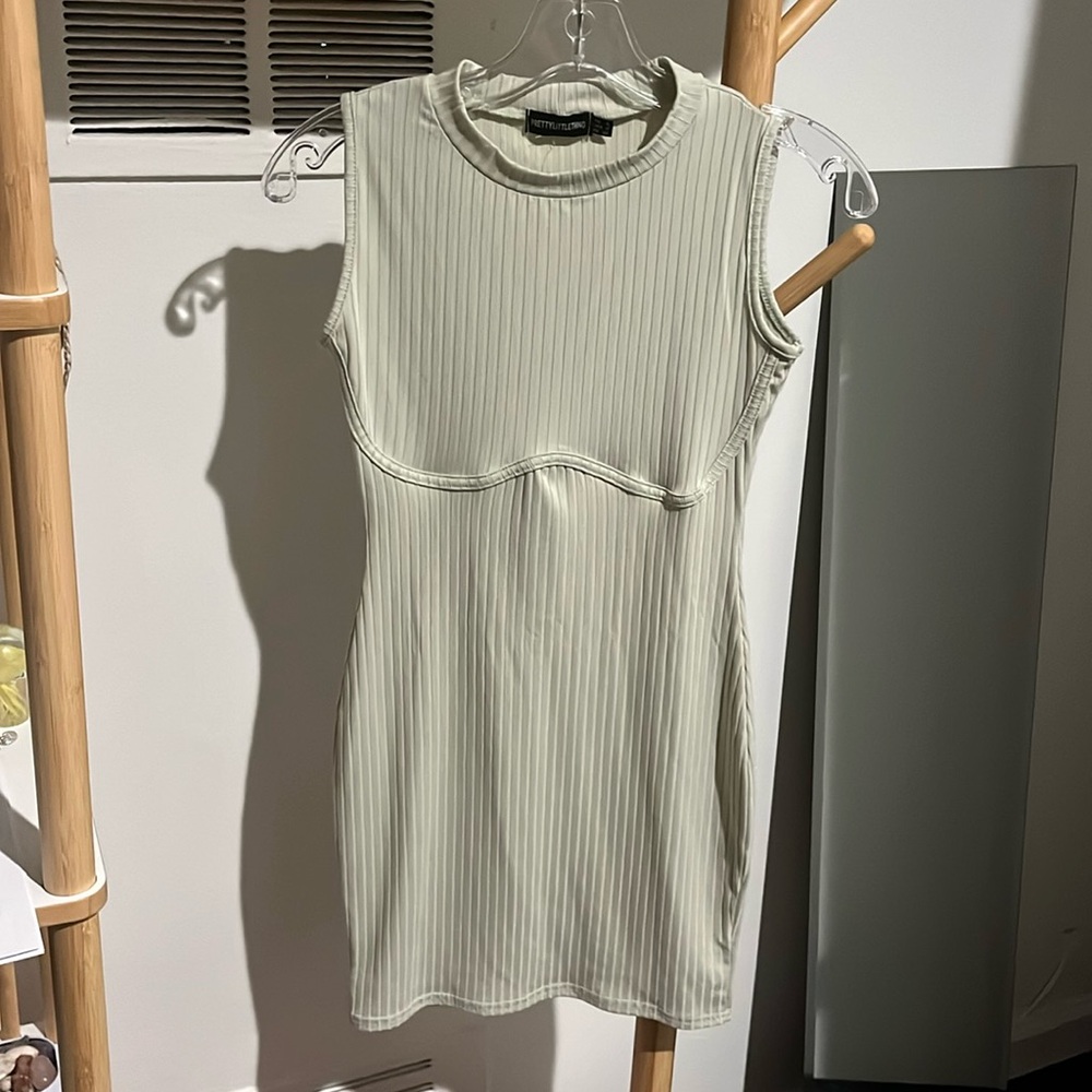 Mint green corset dress